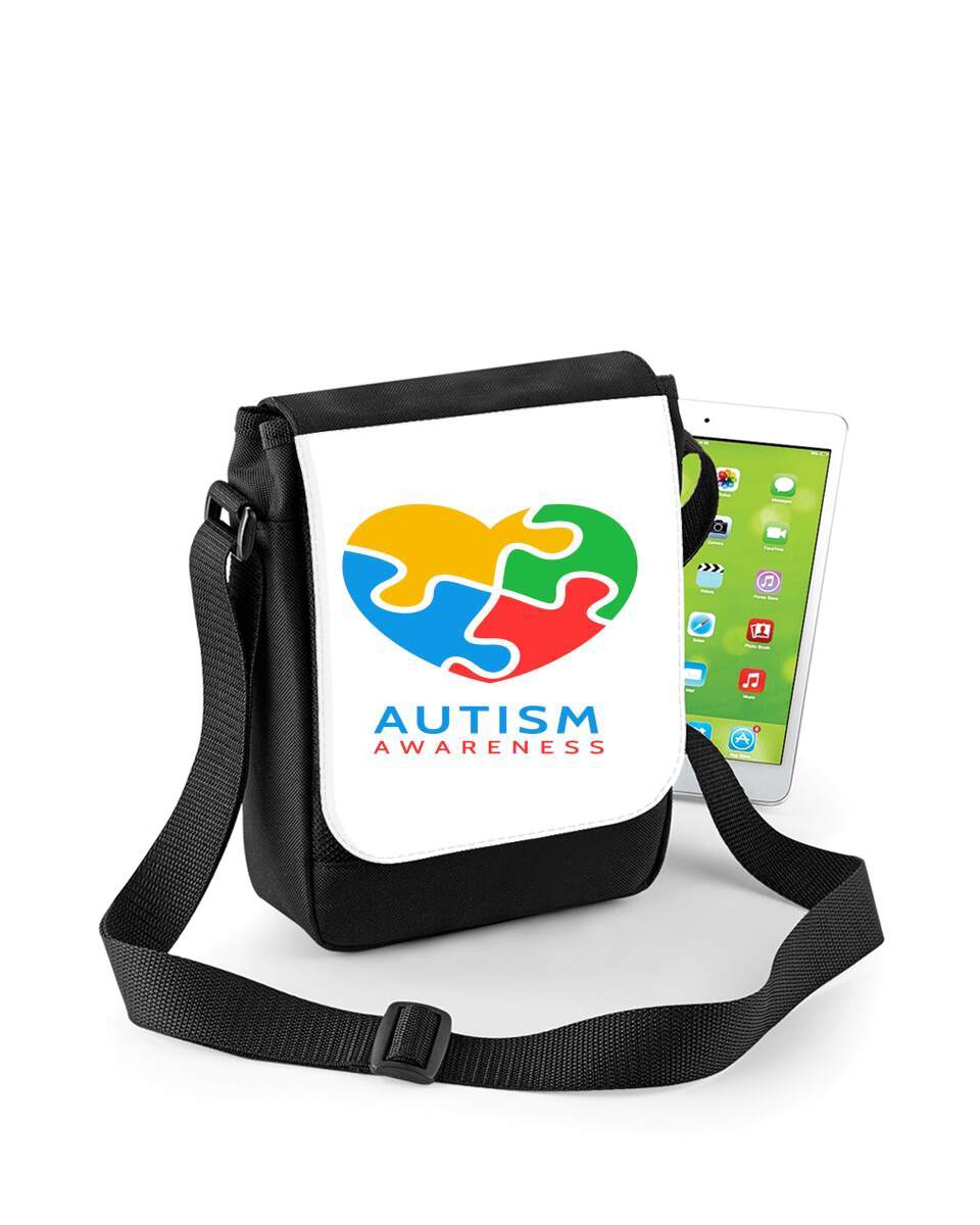Mini Sac - Pochette unisexe pour Autisme Awareness