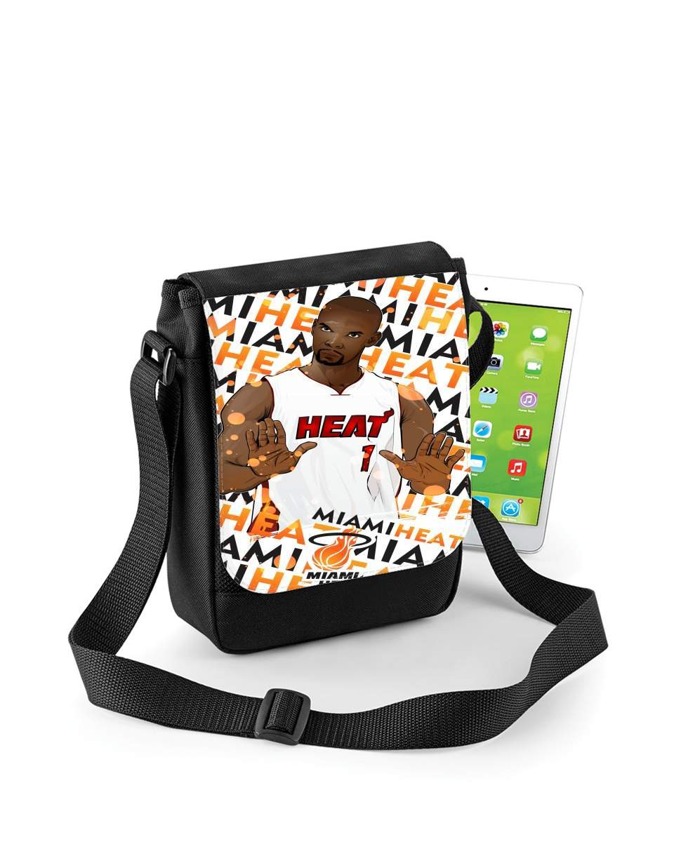 Mini Sac - Pochette unisexe pour Basketball Stars: Chris Bosh - Miami Heat