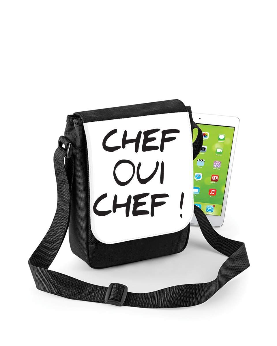 Mini Sac - Pochette unisexe pour Chef Oui Chef humour