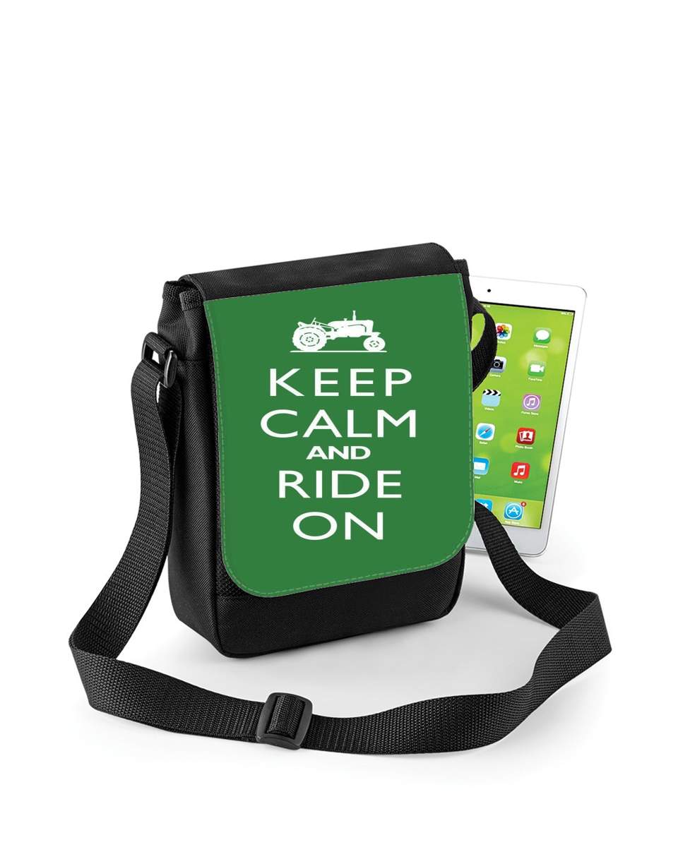 Mini Sac - Pochette unisexe pour Keep Calm And ride on Tractor