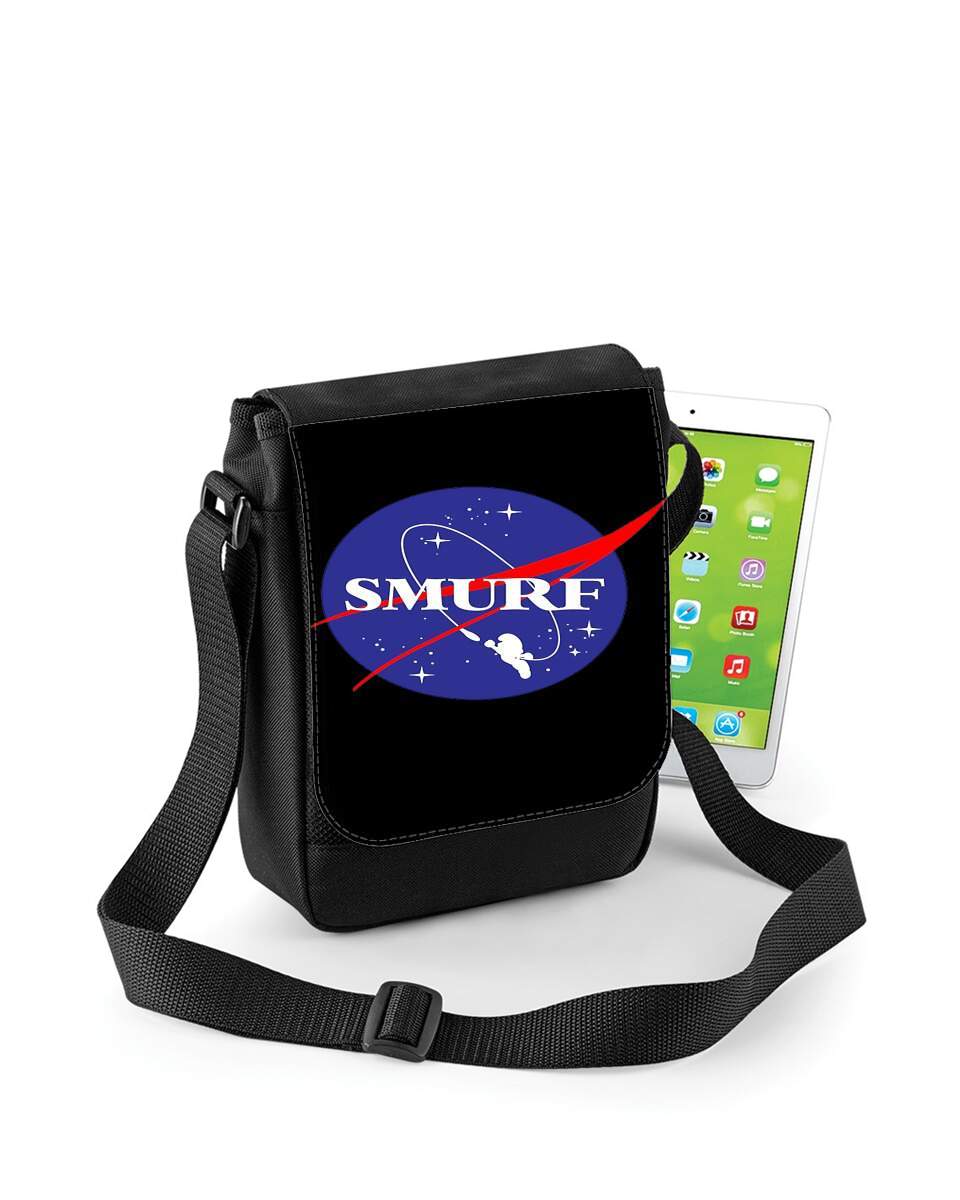 Mini Sac - Pochette unisexe pour Nasa Parodie Smurfs in Space