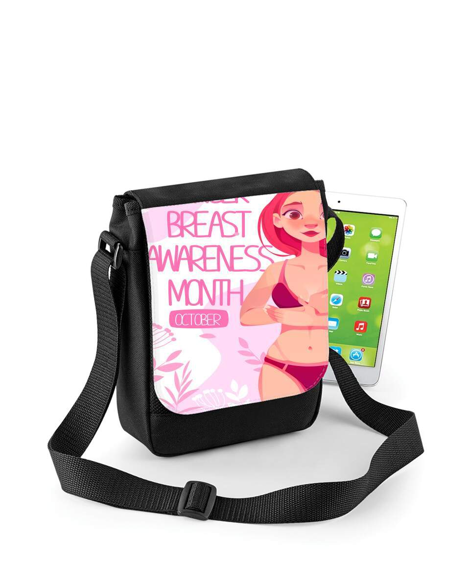 Mini Sac - Pochette unisexe pour October breast cancer awareness month