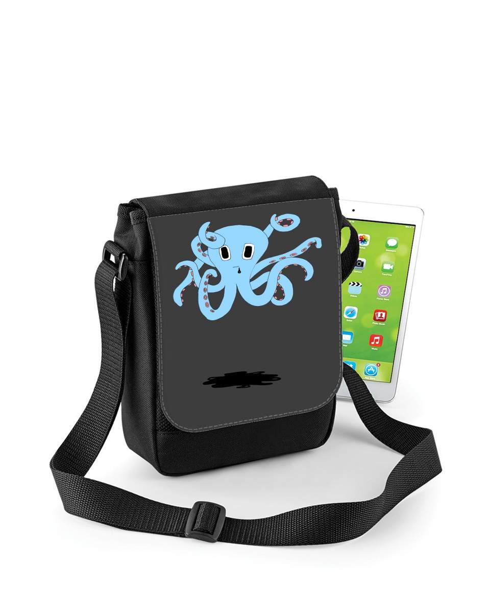 Mini Sac - Pochette unisexe pour octopus Blue cartoon