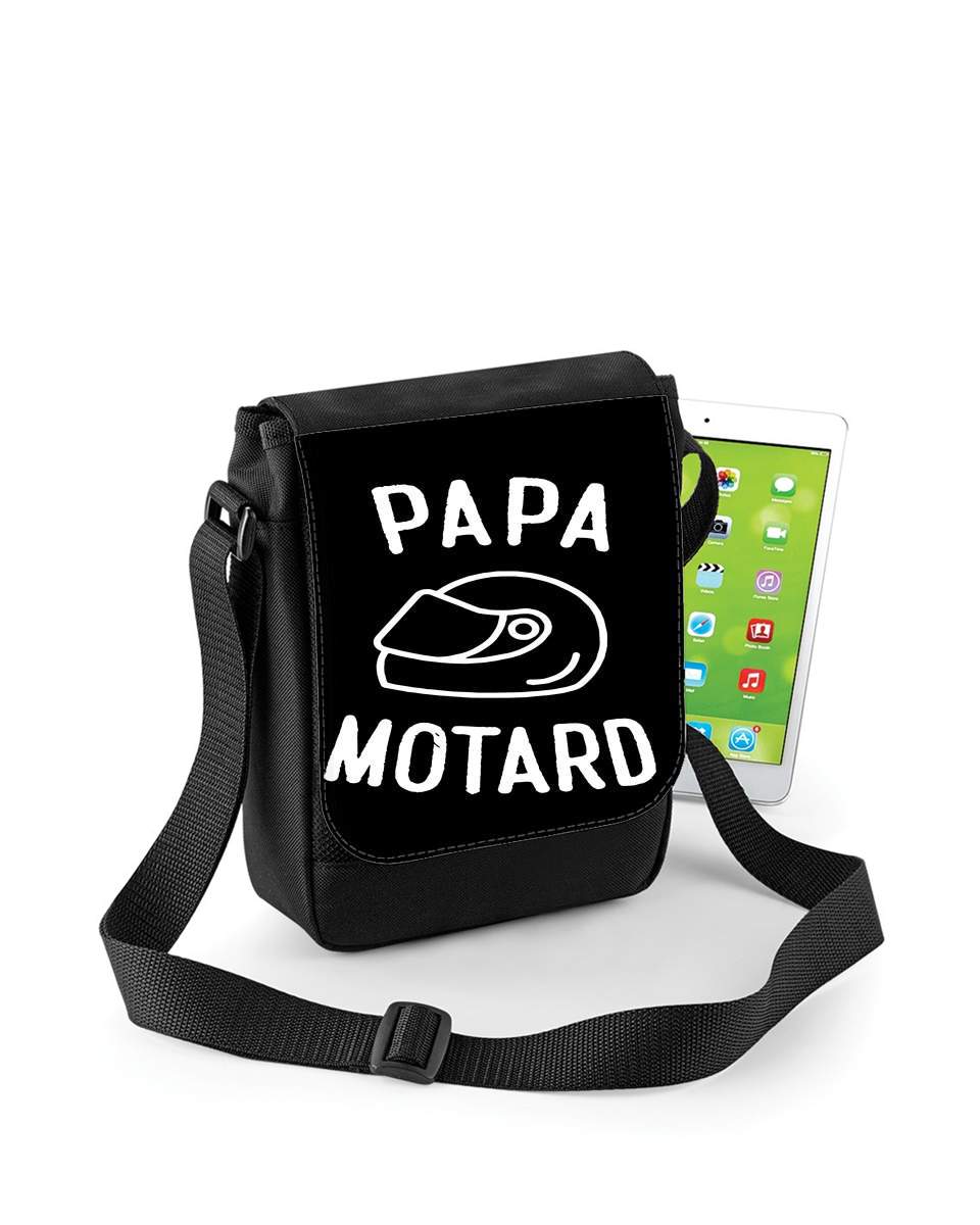 Mini Sac - Pochette unisexe pour Papa Motard Moto Passion
