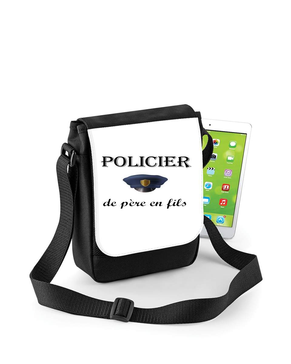 Mini Sac - Pochette unisexe pour Policier de pere en fils
