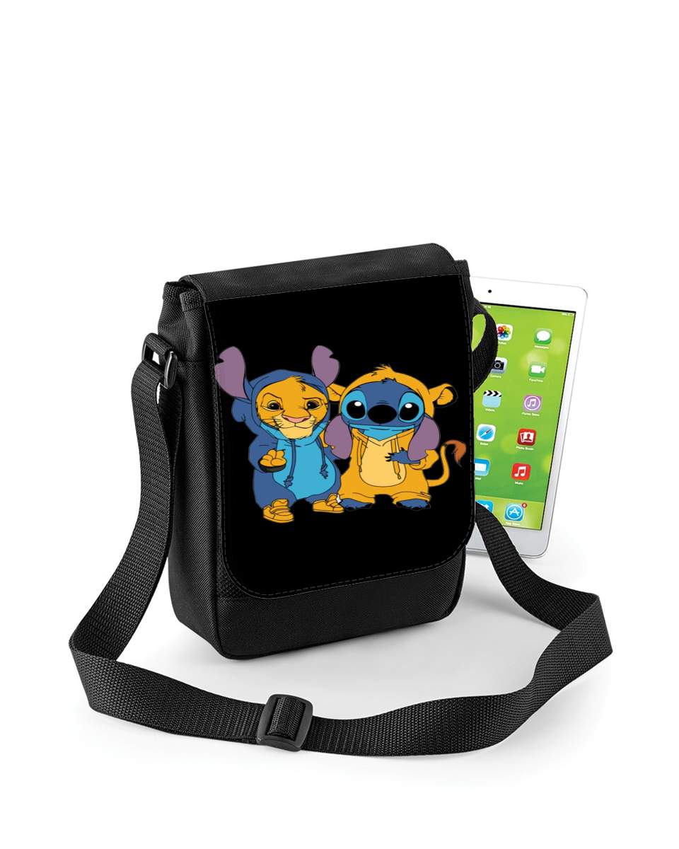 Mini Sac - Pochette unisexe pour Simba X Stitch best friends