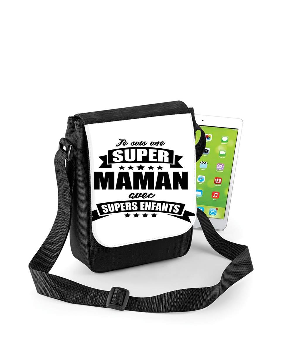 Mini Sac - Pochette unisexe pour Super maman avec super enfants