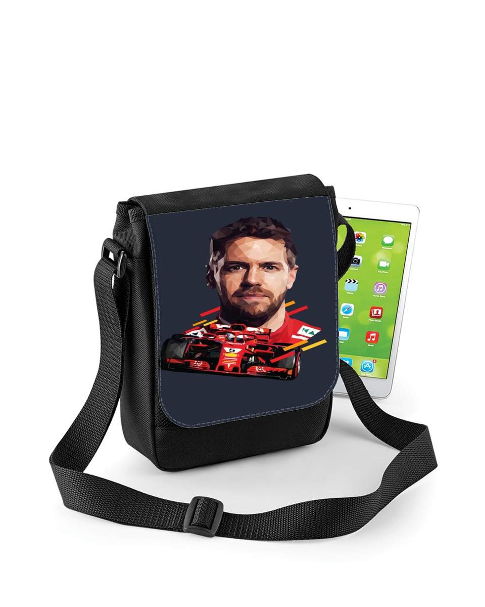 Mini Sac - Pochette unisexe pour Vettel Formula One Driver