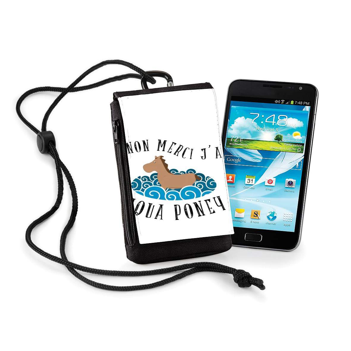 Pochette de téléphone - Taille XL pour Aqua Ponney