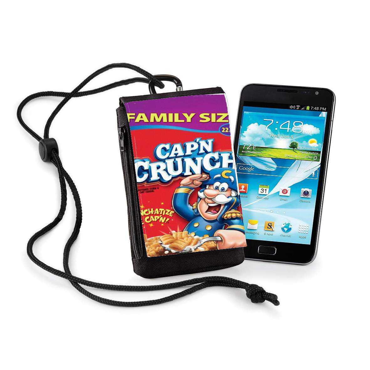 Pochette de téléphone - Taille XL pour Food Capn Crunch
