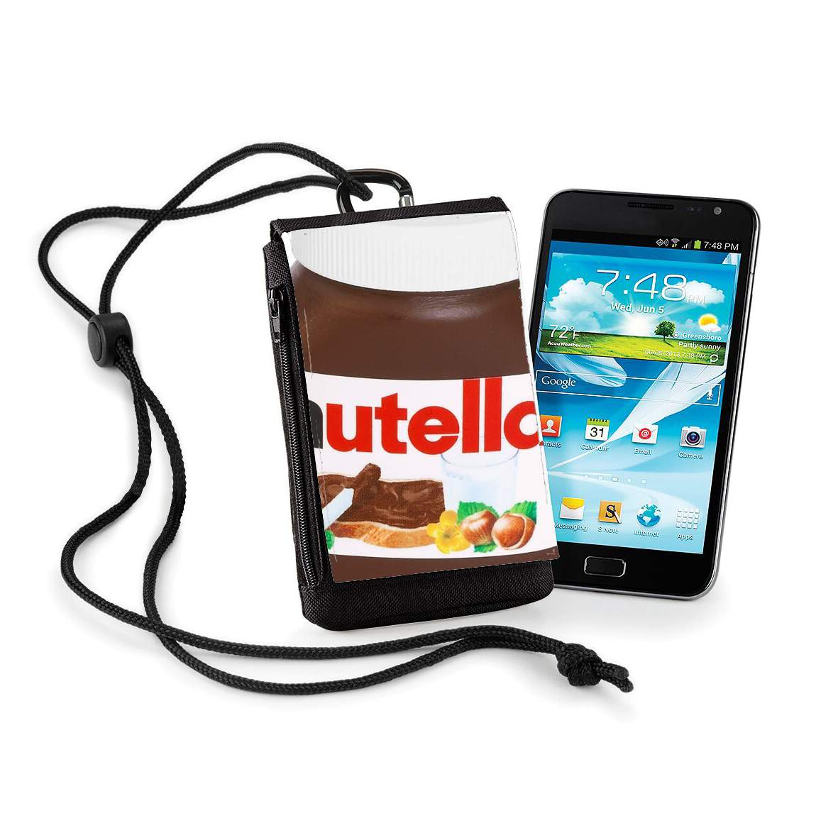 Pochette de téléphone - Taille XL pour Nutella