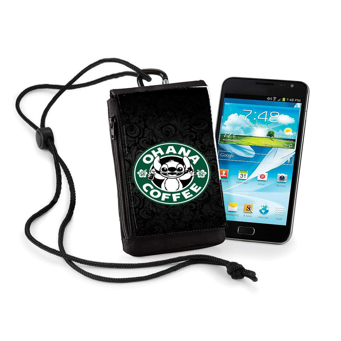 Pochette de téléphone - Taille XL pour Ohana Coffee