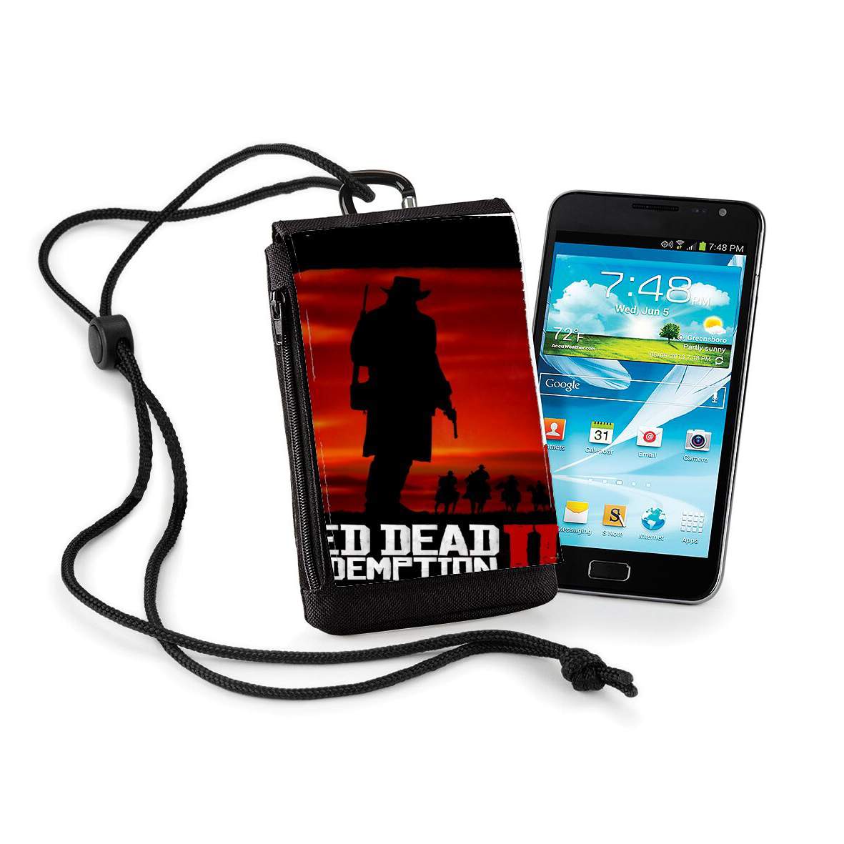 Pochette de téléphone - Taille XL pour Red Dead Redemption Fanart