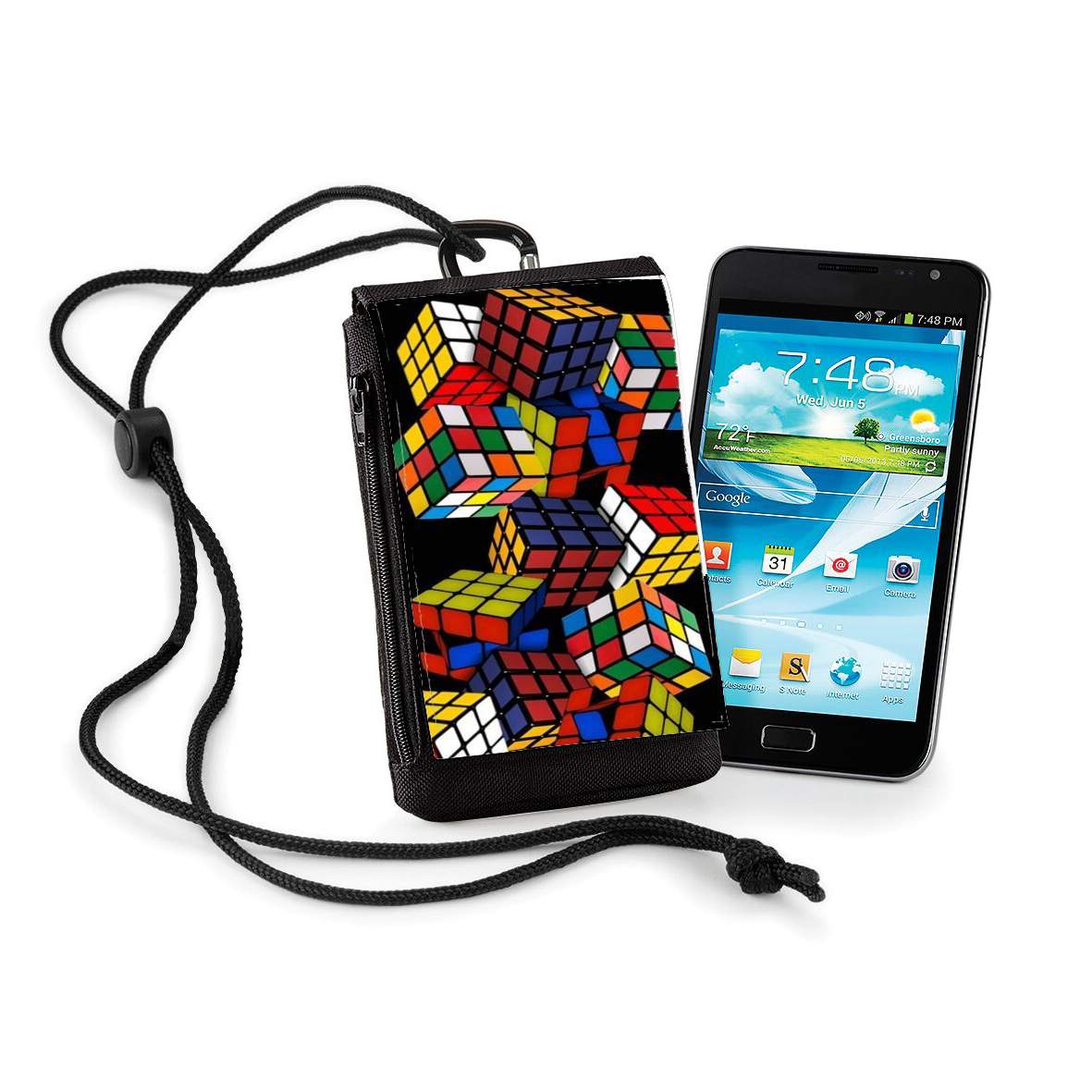 Pochette de téléphone - Taille XL pour Rubiks Cube