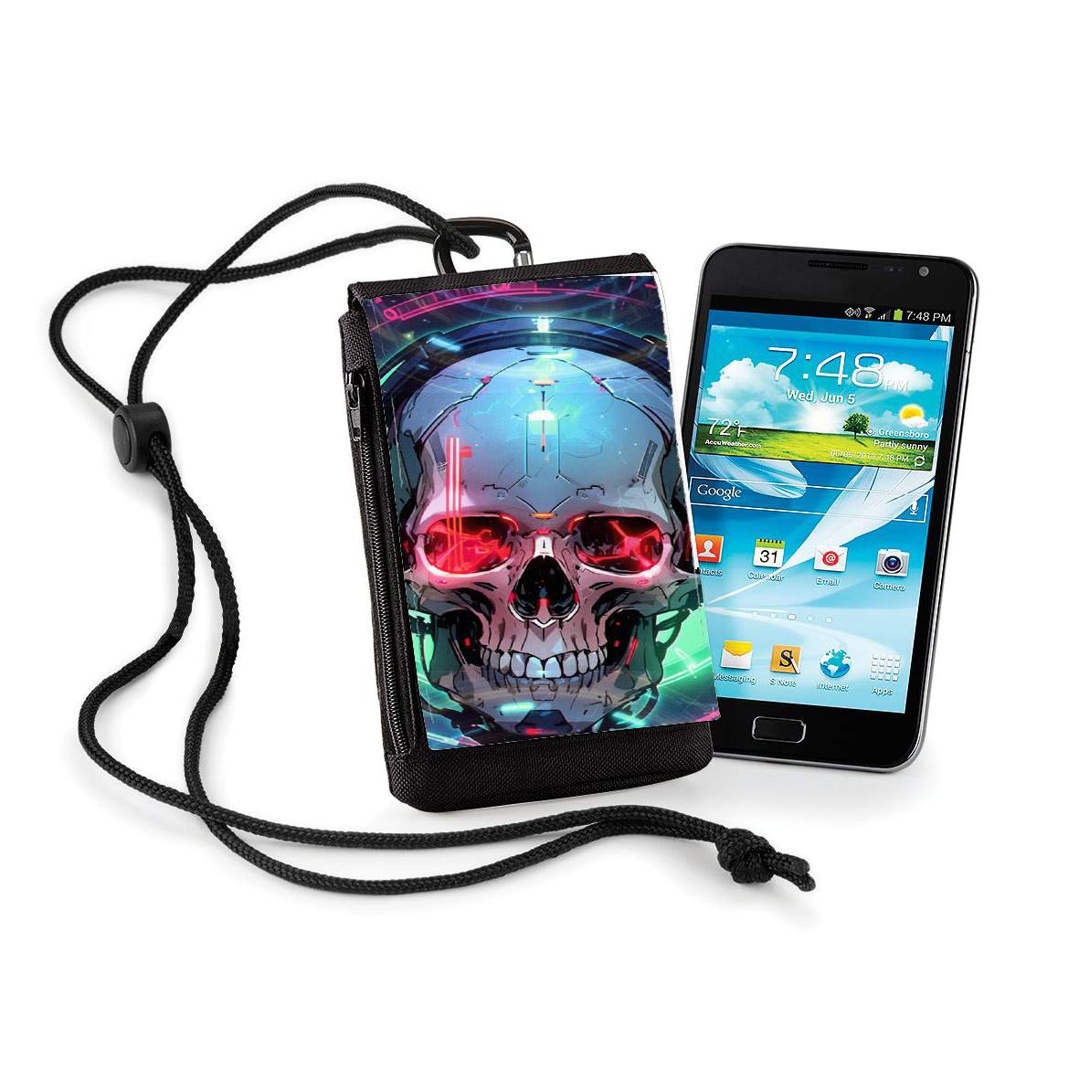 Pochette de téléphone - Taille XL pour Skull Audio
