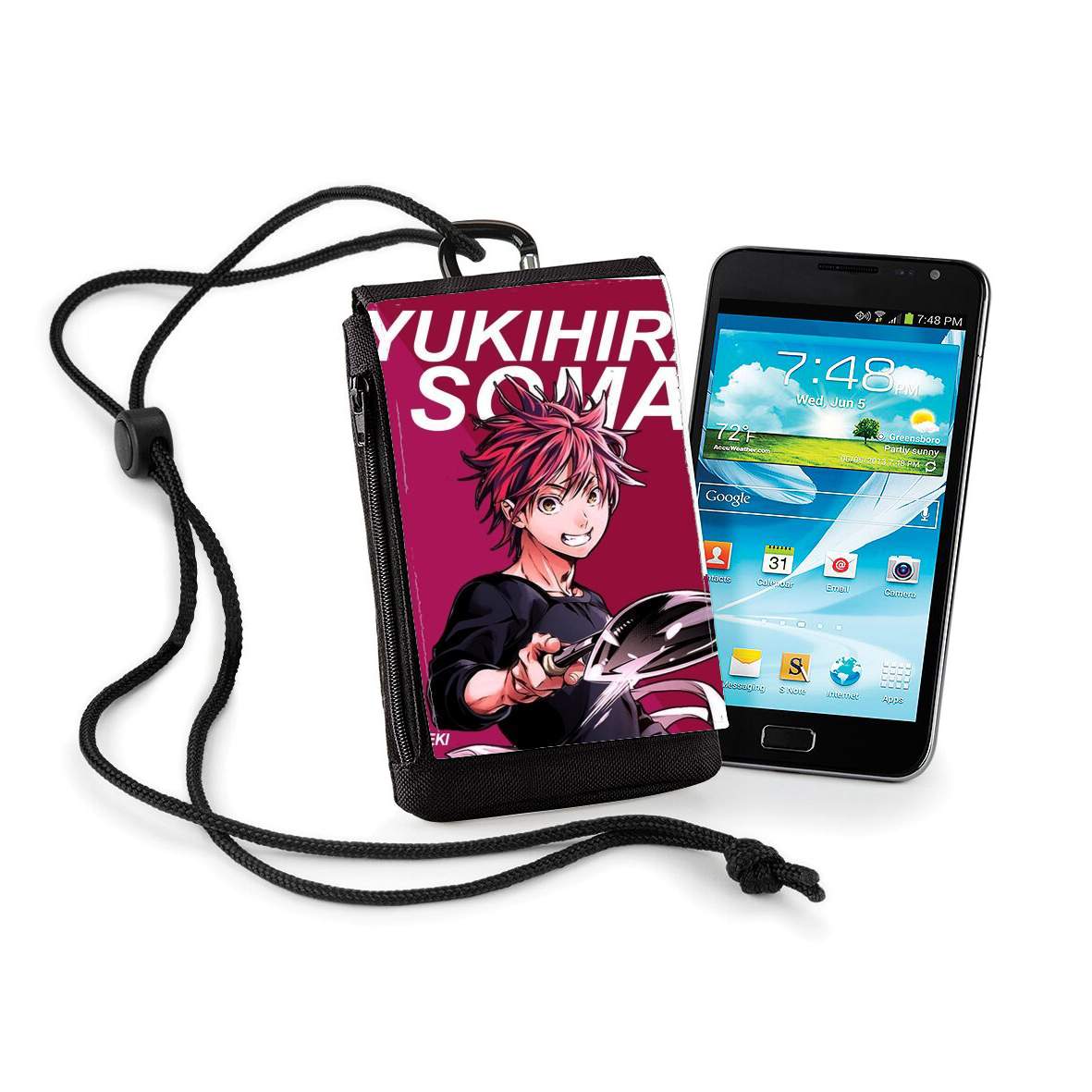 Pochette de téléphone - Taille XL pour Soma Yukihira Food wars