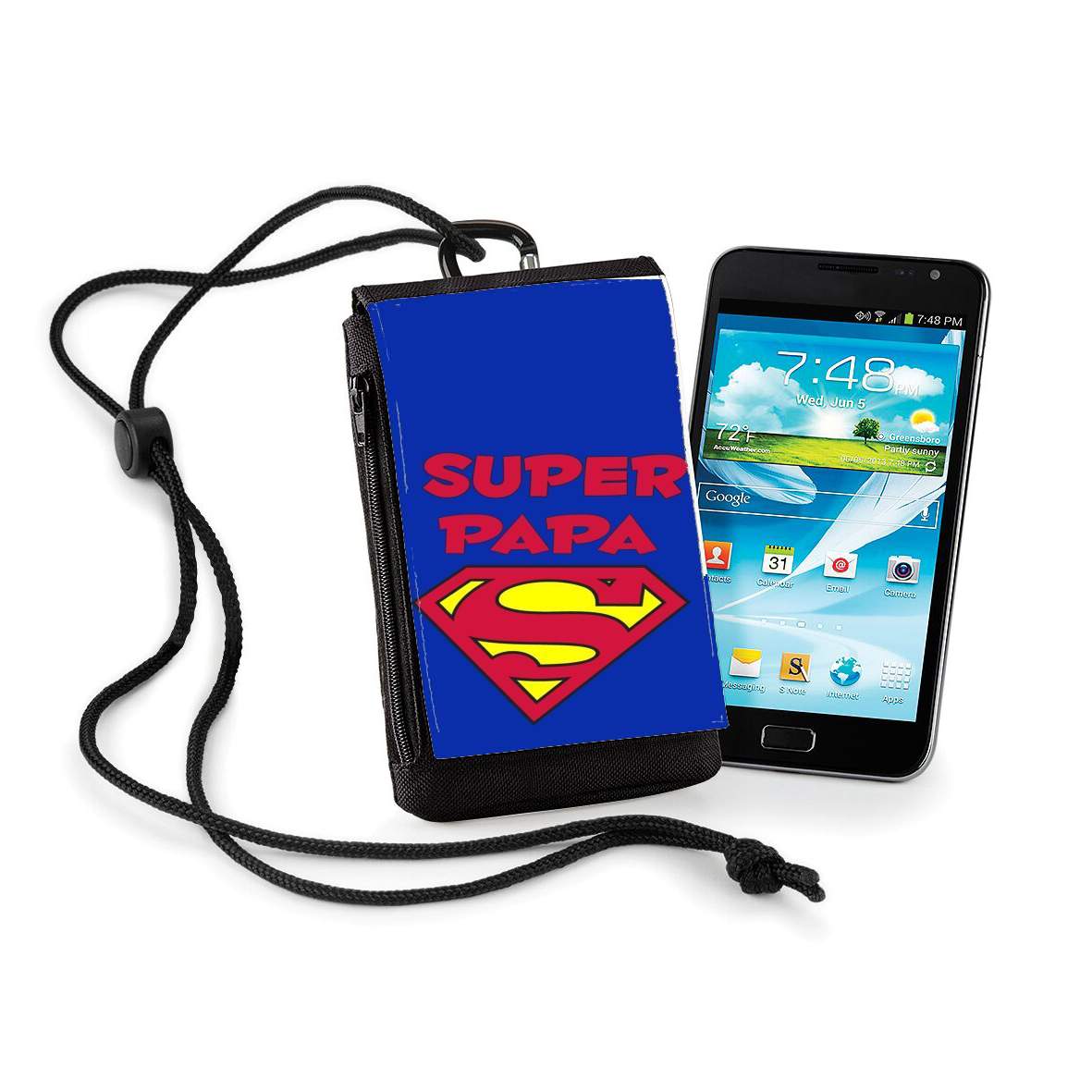 Pochette de téléphone - Taille XL pour Super PAPA