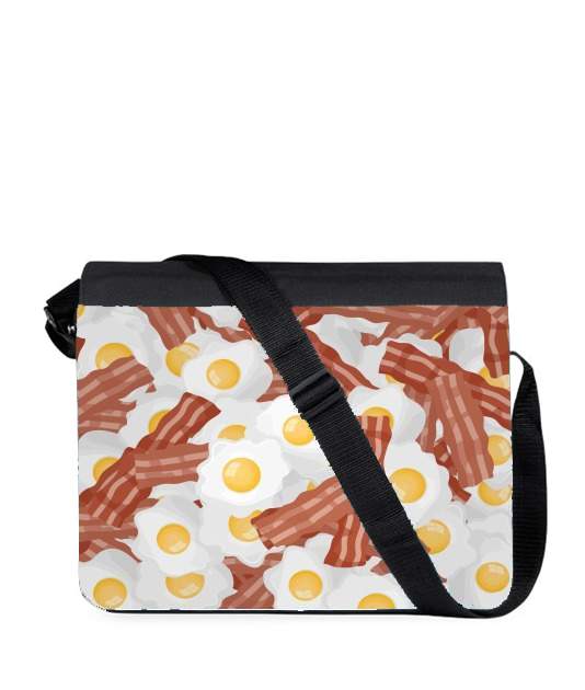Sac bandoulière - besace pour Breakfast Eggs and Bacon