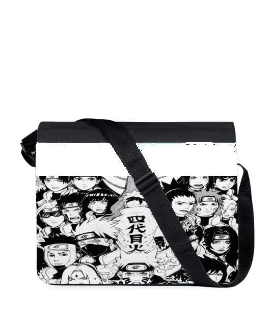 Sac bandoulière - besace pour Naruto Black And White Art