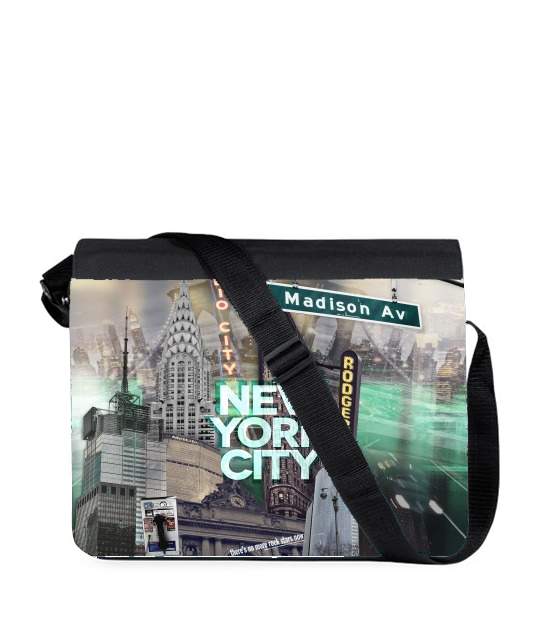 Sac bandoulière - besace pour New York City II [green]