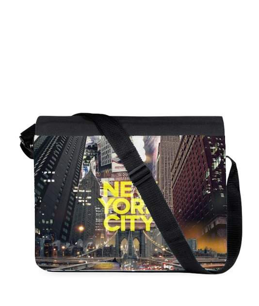 Sac bandoulière - besace pour New York City II [yellow]