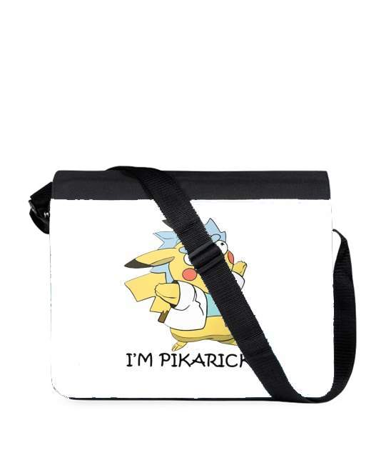 Sac bandoulière - besace pour Pikarick - Rick Sanchez And Pikachu 
