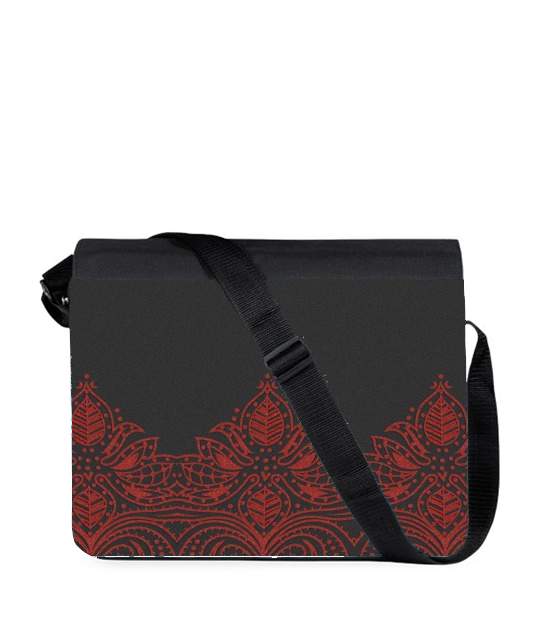 Sac bandoulière - besace pour Red Glitter Flower