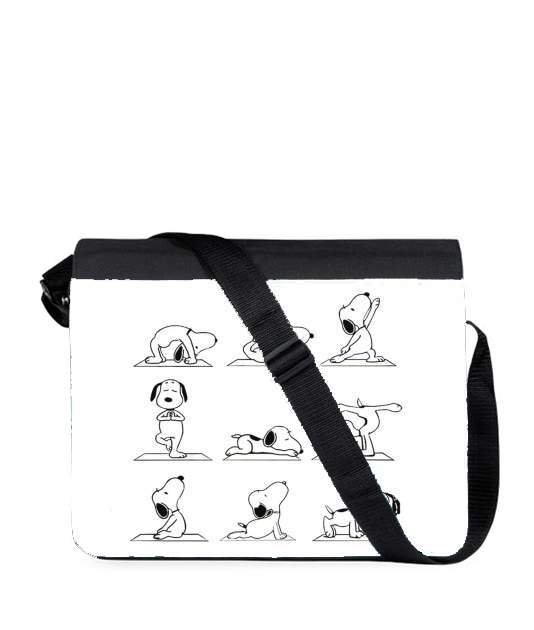 Sac bandoulière - besace pour Snoopy Yoga