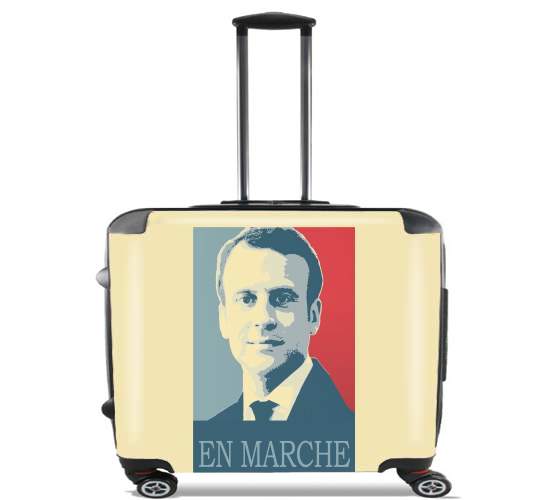 Sacs ordinateur à roulettes pour Macron Propaganda En marche la France