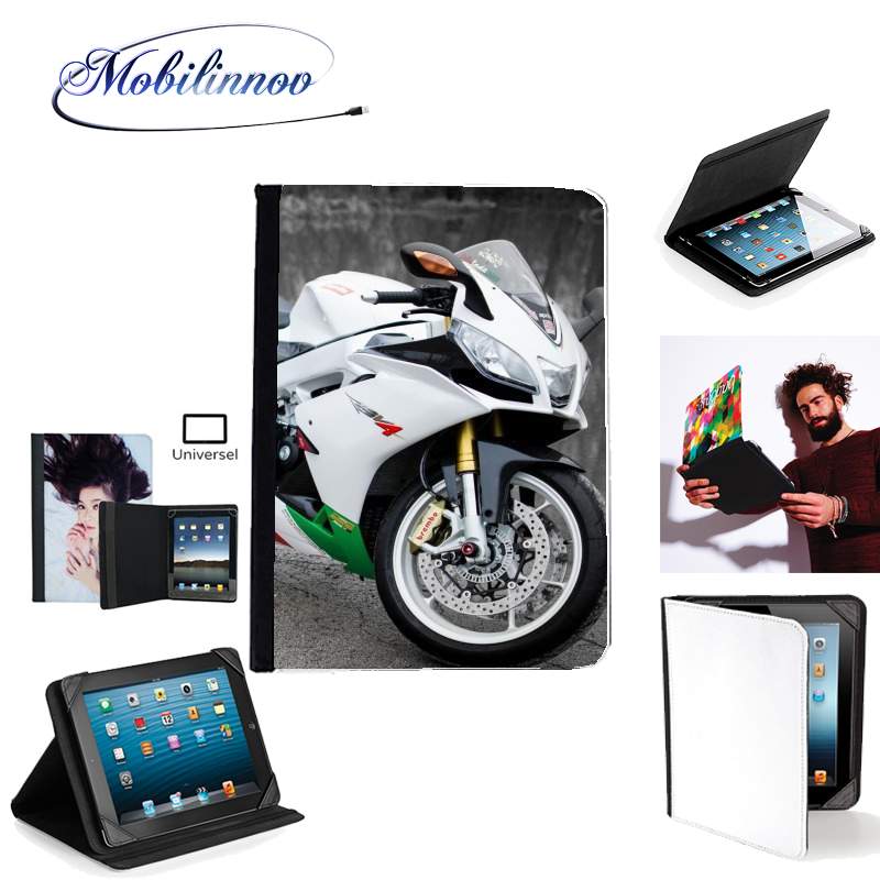 Étui Universel Tablette 7 pouces pour aprilia moto wallpaper art