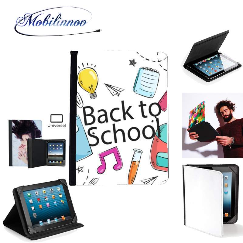 Étui Universel Tablette 7 pouces pour Back to school background drawing
