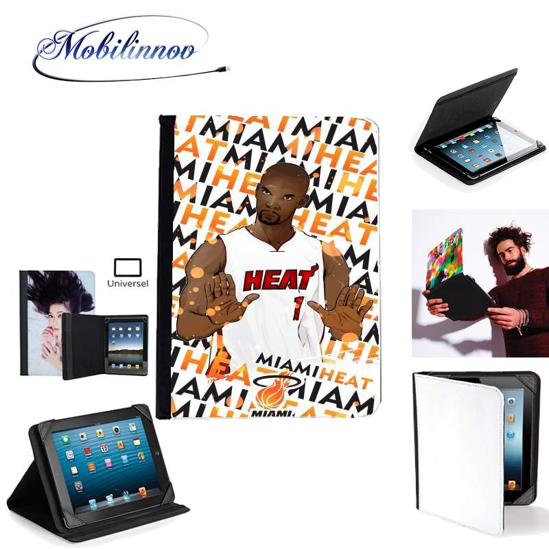 Étui Universel Tablette 7 pouces pour Basketball Stars: Chris Bosh - Miami Heat