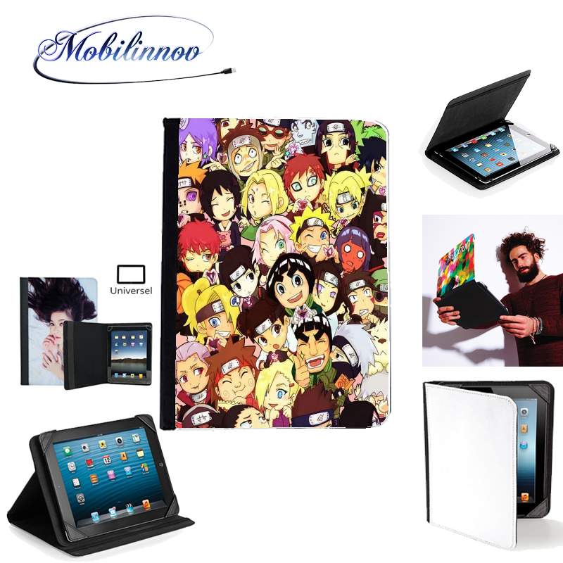 Étui Universel Tablette 7 pouces pour Naruto Chibi Group