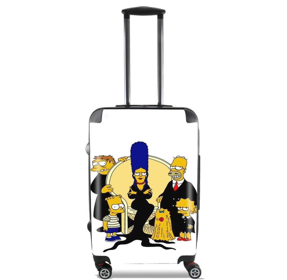 Valise bagage Cabine pour Famille Adams x Simpsons