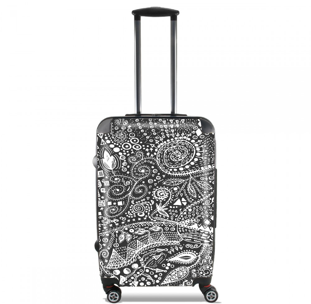Valise bagage Cabine pour Aztec B&W (Handmade)