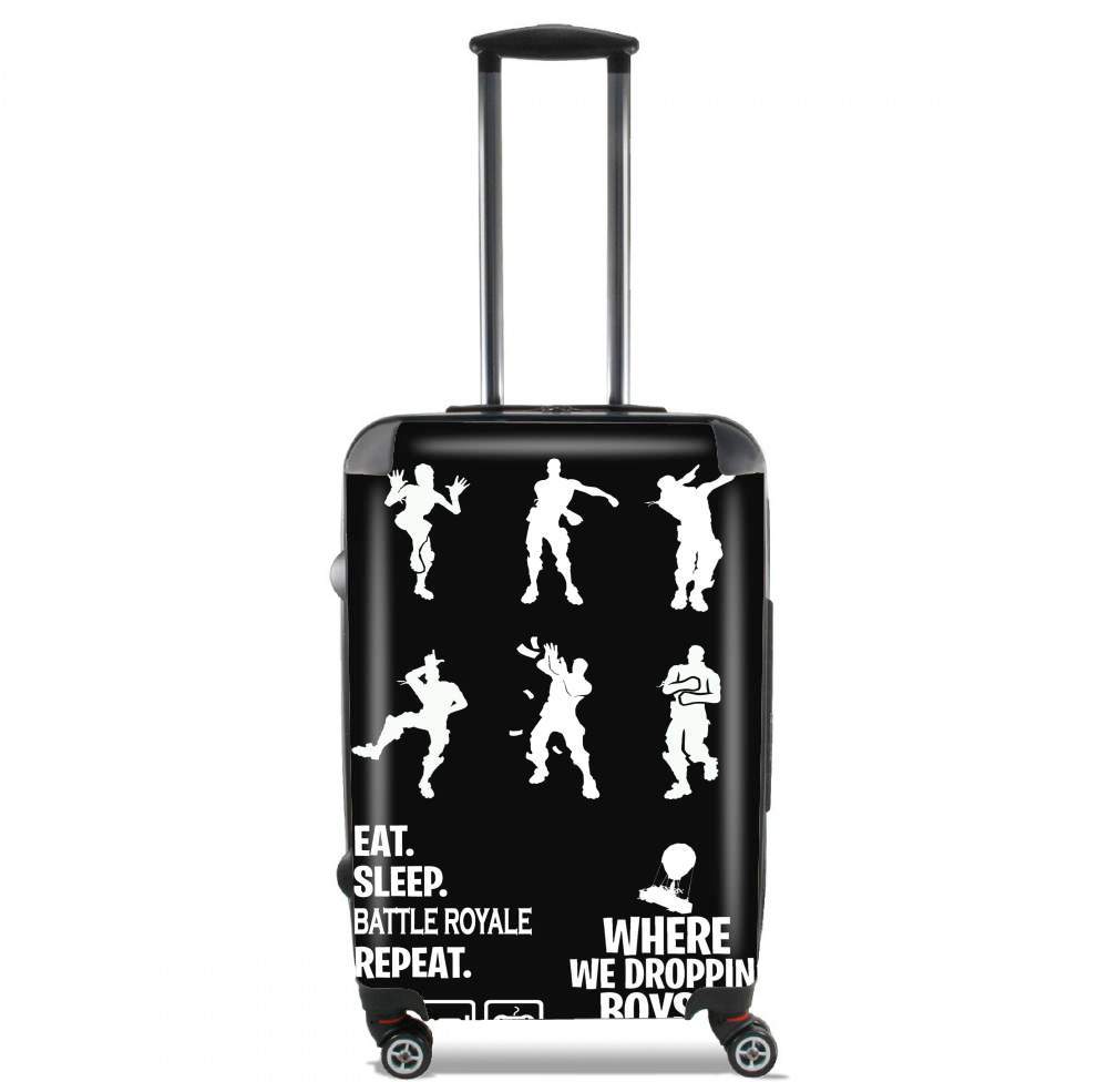 Valise bagage Cabine pour Battle Royal FN Eat Sleap Repeat Dance