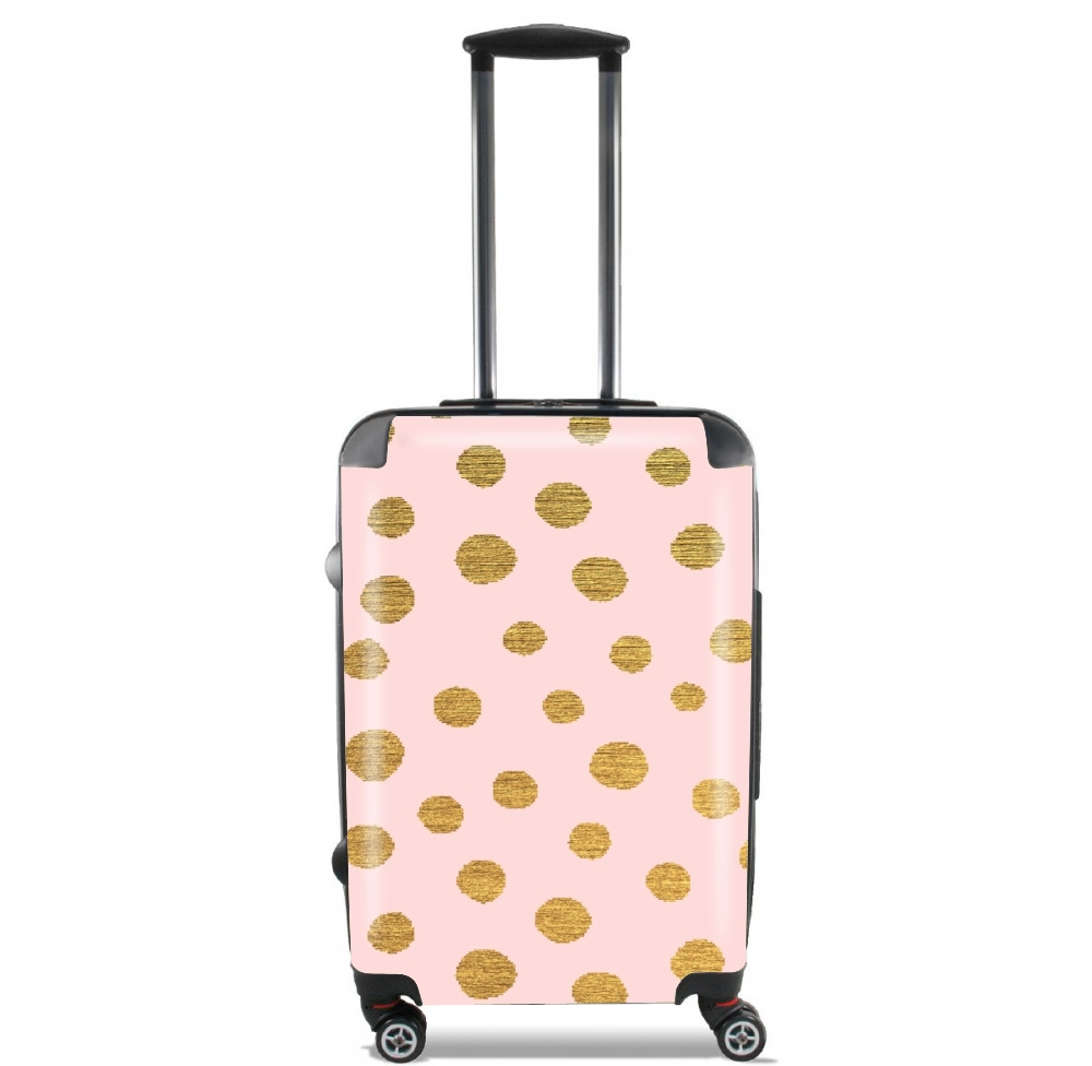 Valise bagage Cabine pour Golden Dots And Pink