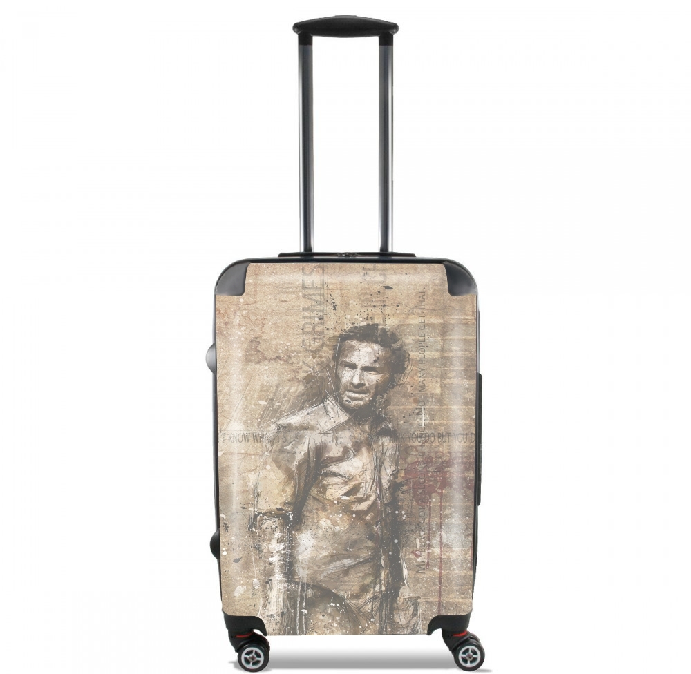 Valise bagage Cabine pour Grunge Rick Grimes Twd