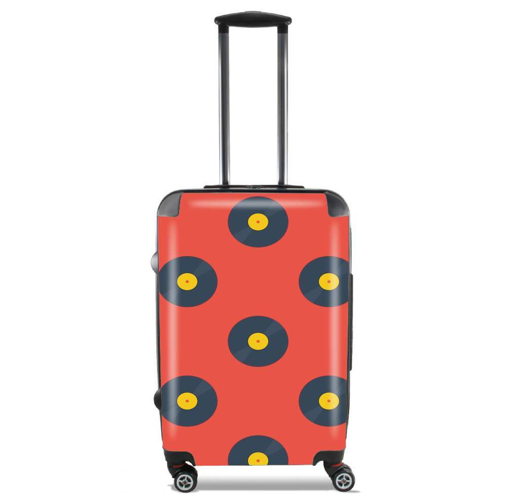 Valise bagage Cabine pour Vynile Music Disco Pattern