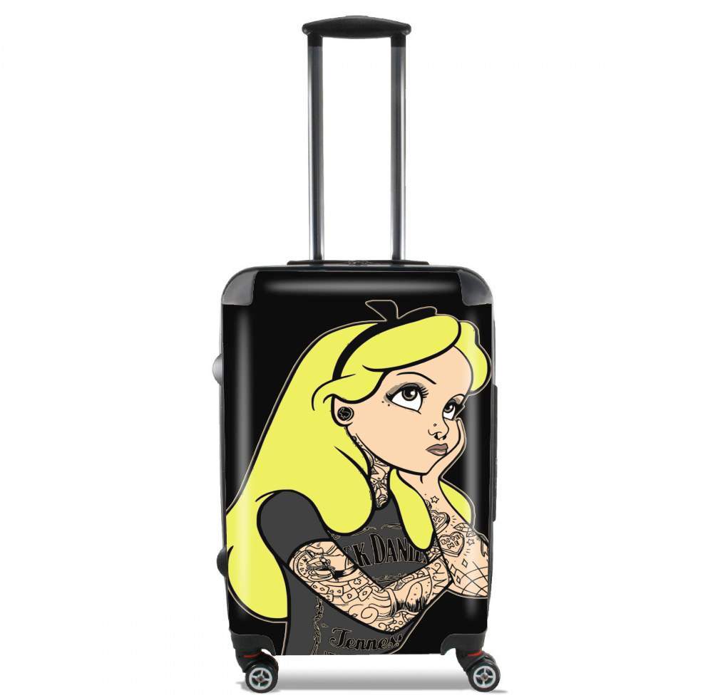 Valise trolley bagage L pour Alice Jack Daniels Tatoo
