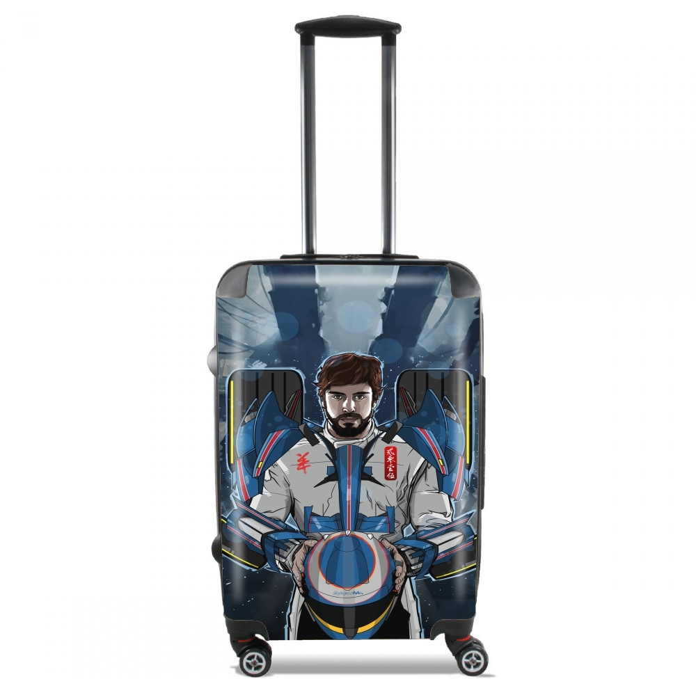 Valise trolley bagage L pour Alonso mechformer  racing driver 