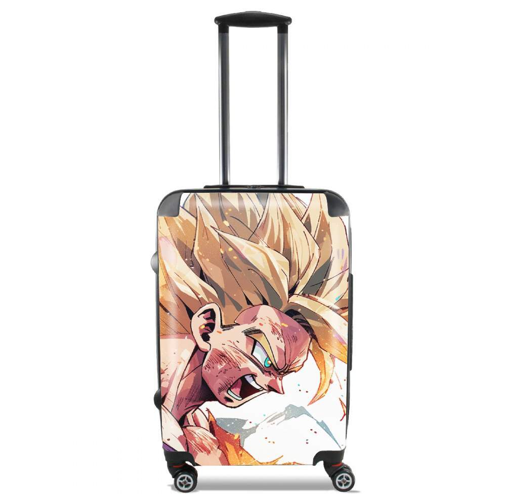 Valise trolley bagage L pour Angry Saiyan Power
