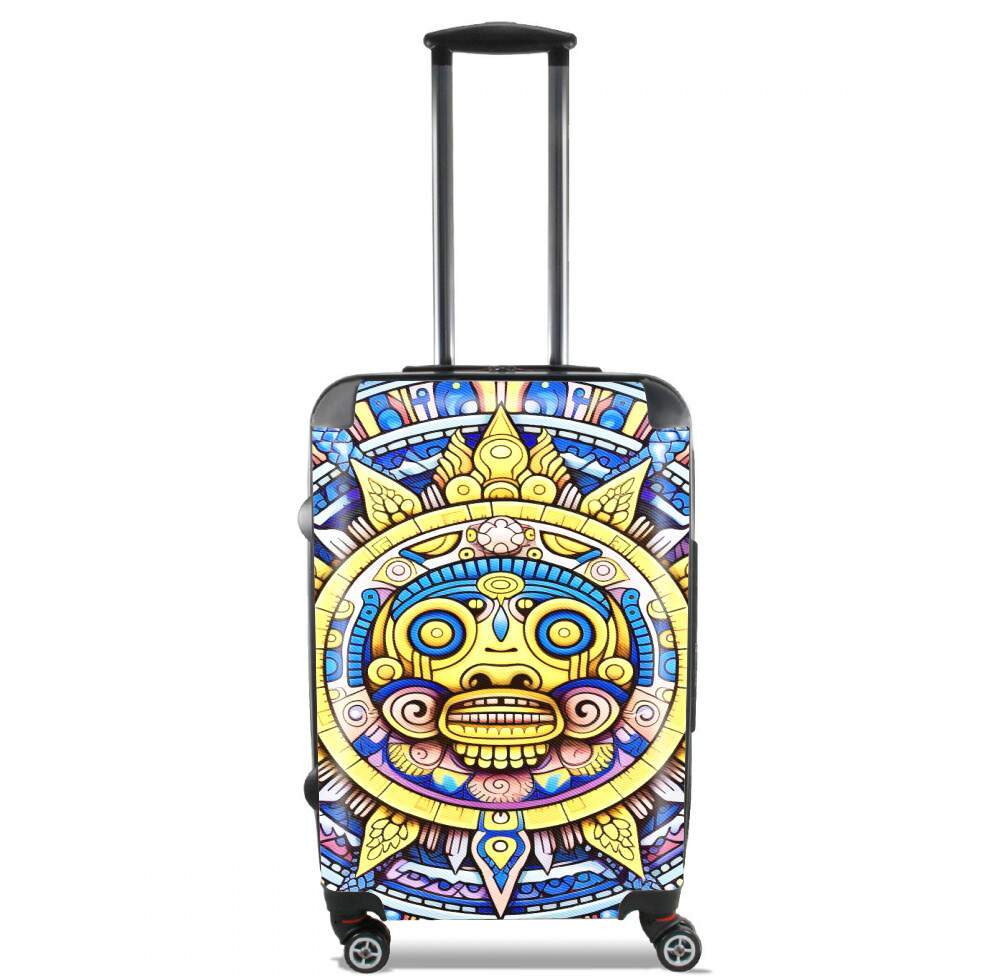 Valise trolley bagage L pour Aztec God Shield