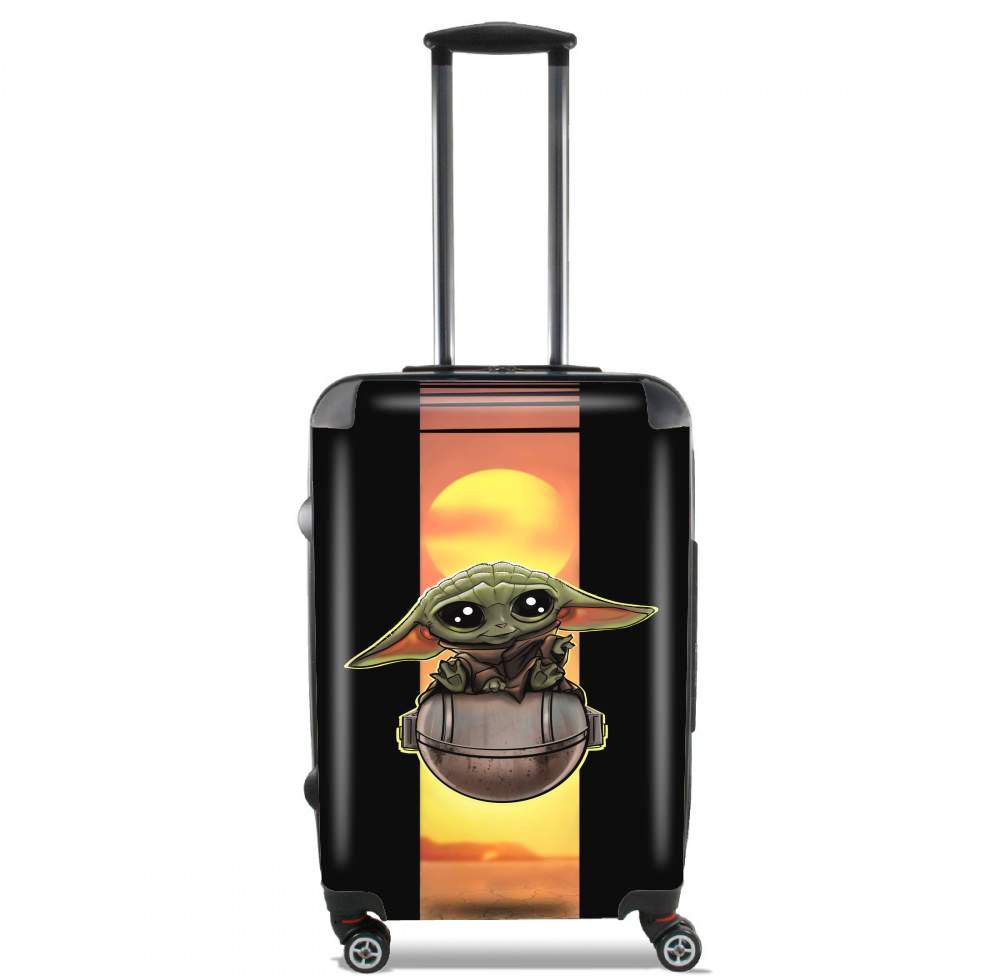 Valise trolley bagage L pour Baby Yoda