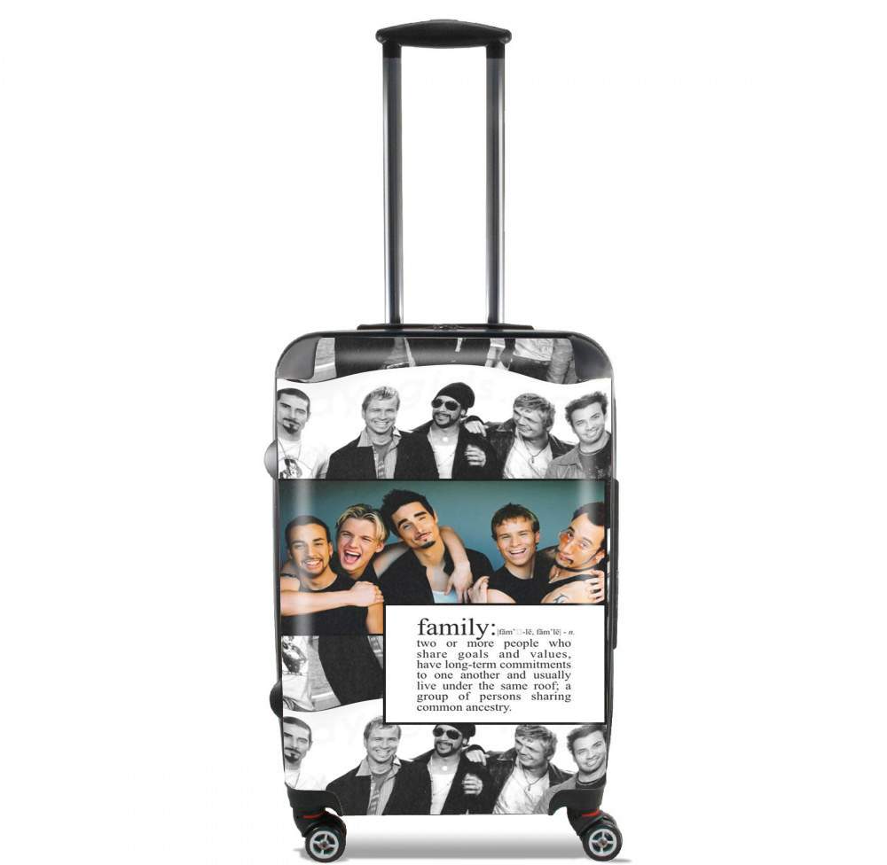 Valise trolley bagage L pour Backstreet Boys family fan art