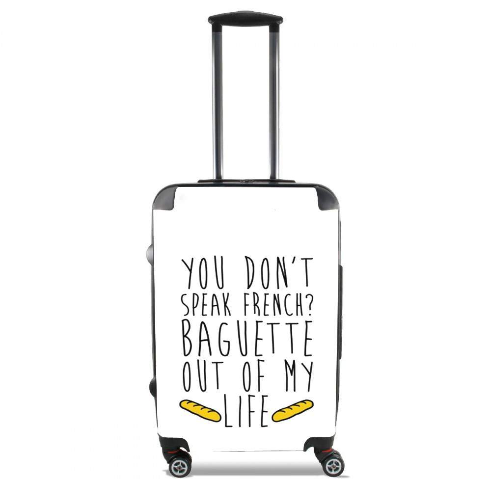 Valise trolley bagage L pour Baguette out of my life