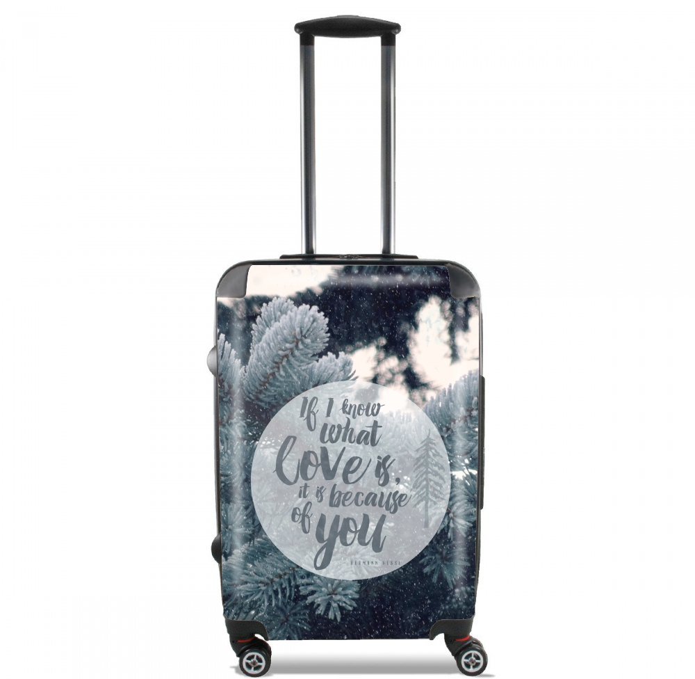 Valise trolley bagage L pour Because of You