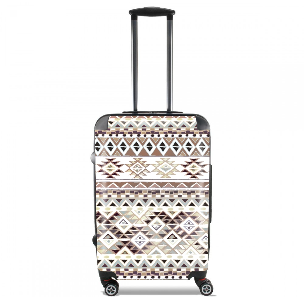 Valise trolley bagage L pour BROWN TRIBAL NATIVE