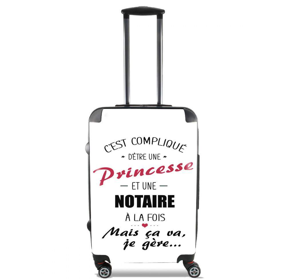 Valise trolley bagage L pour C'est complique d'être une princesse et une notaire à la fois
