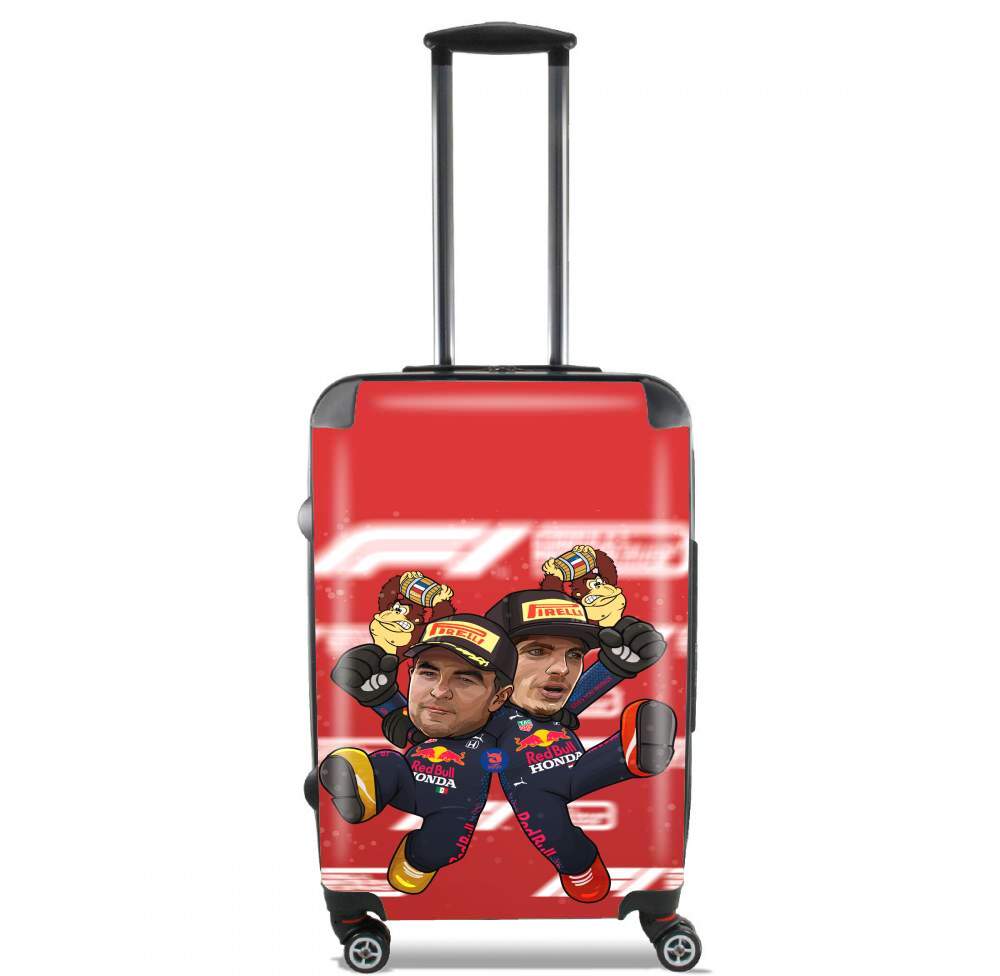 Valise trolley bagage L pour Checo Perez And Max Verstappen